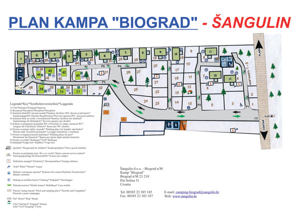 Plan kampa Biograd